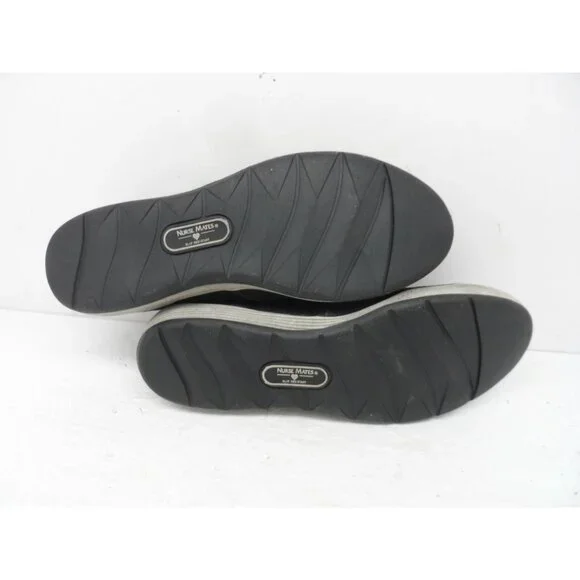 Nurse Mates Women Slip-On Hollis Slip-Resistant Work Shoes Black Size 6.5M - Picture 5 of 8